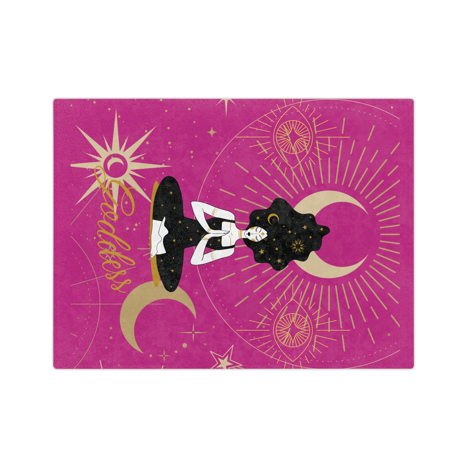 DH GODDESS Bright Pink Velveteen Minky Blanket - Image 10