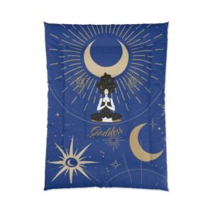 DH GODDESS Dark Blue Comforter