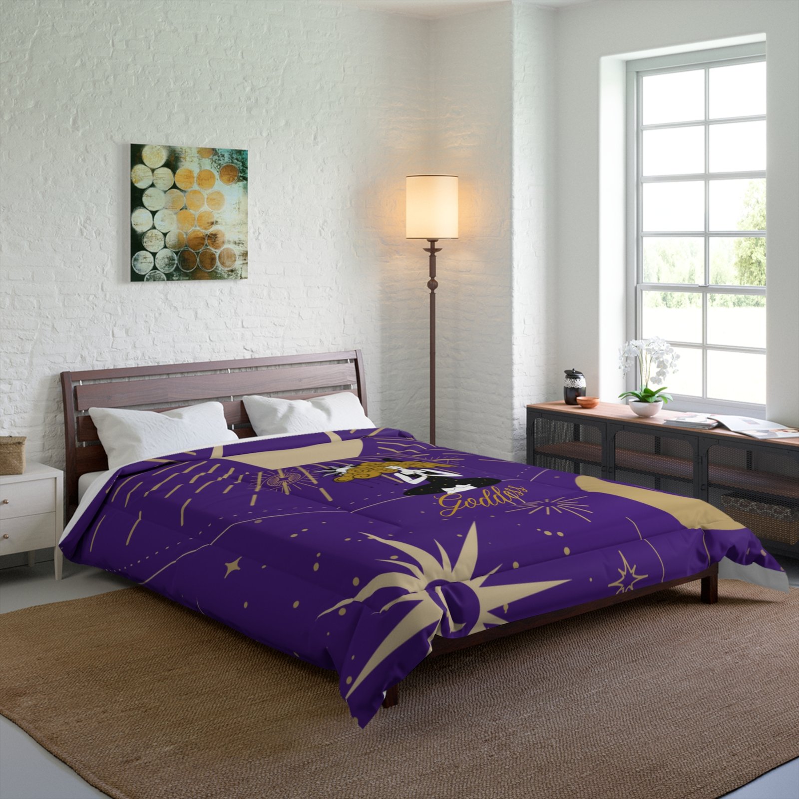 GODDESS Purple Comforter - Image 4
