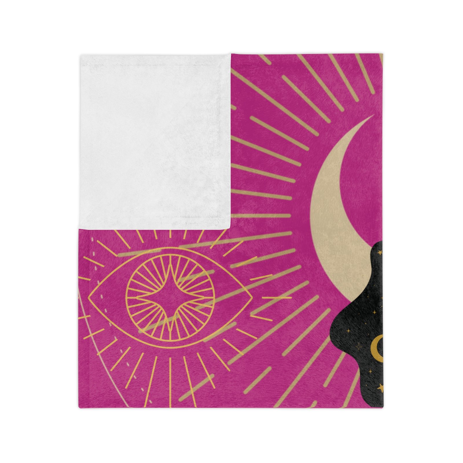 DH GODDESS Bright Pink Velveteen Minky Blanket - Image 7