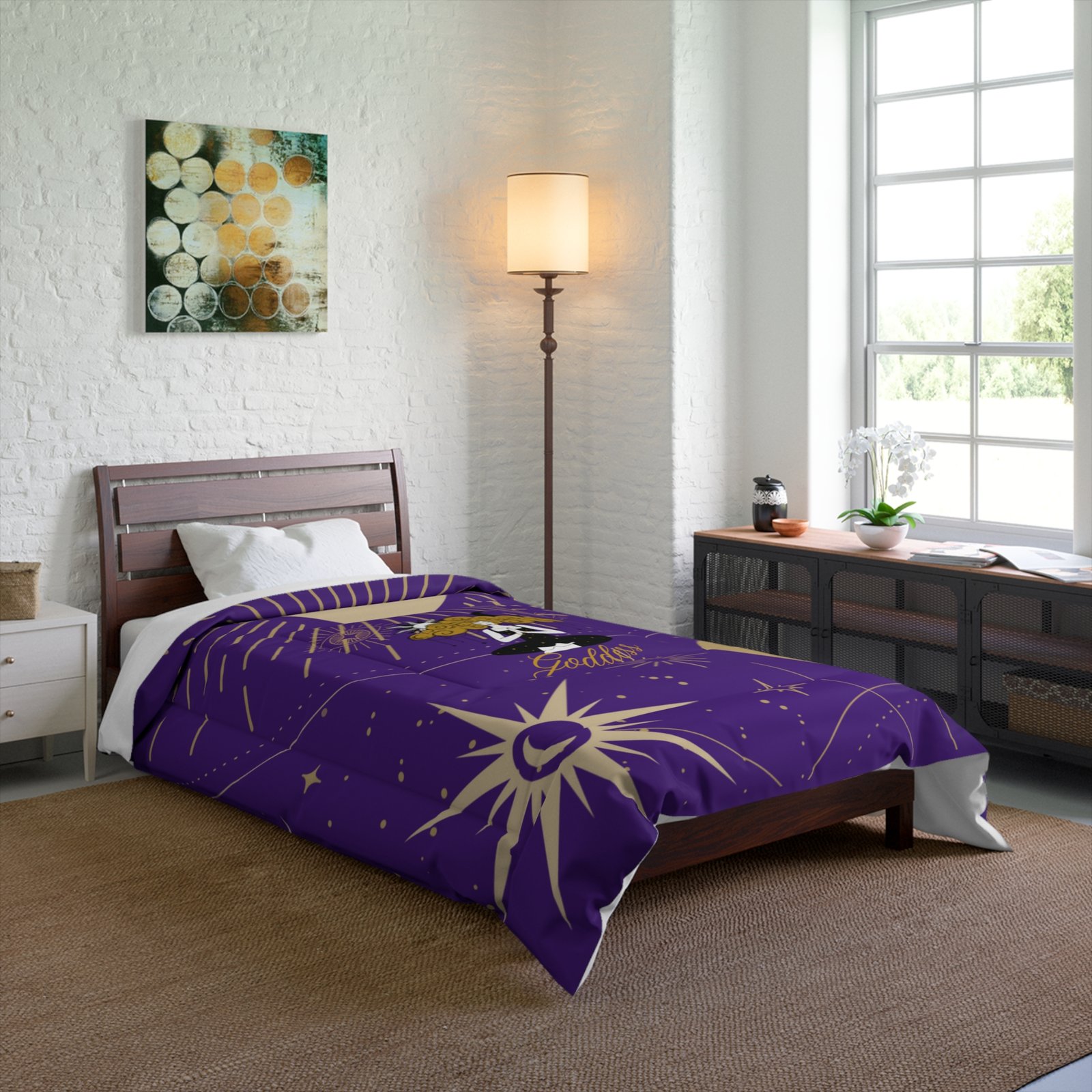 GODDESS Purple Comforter - Image 8