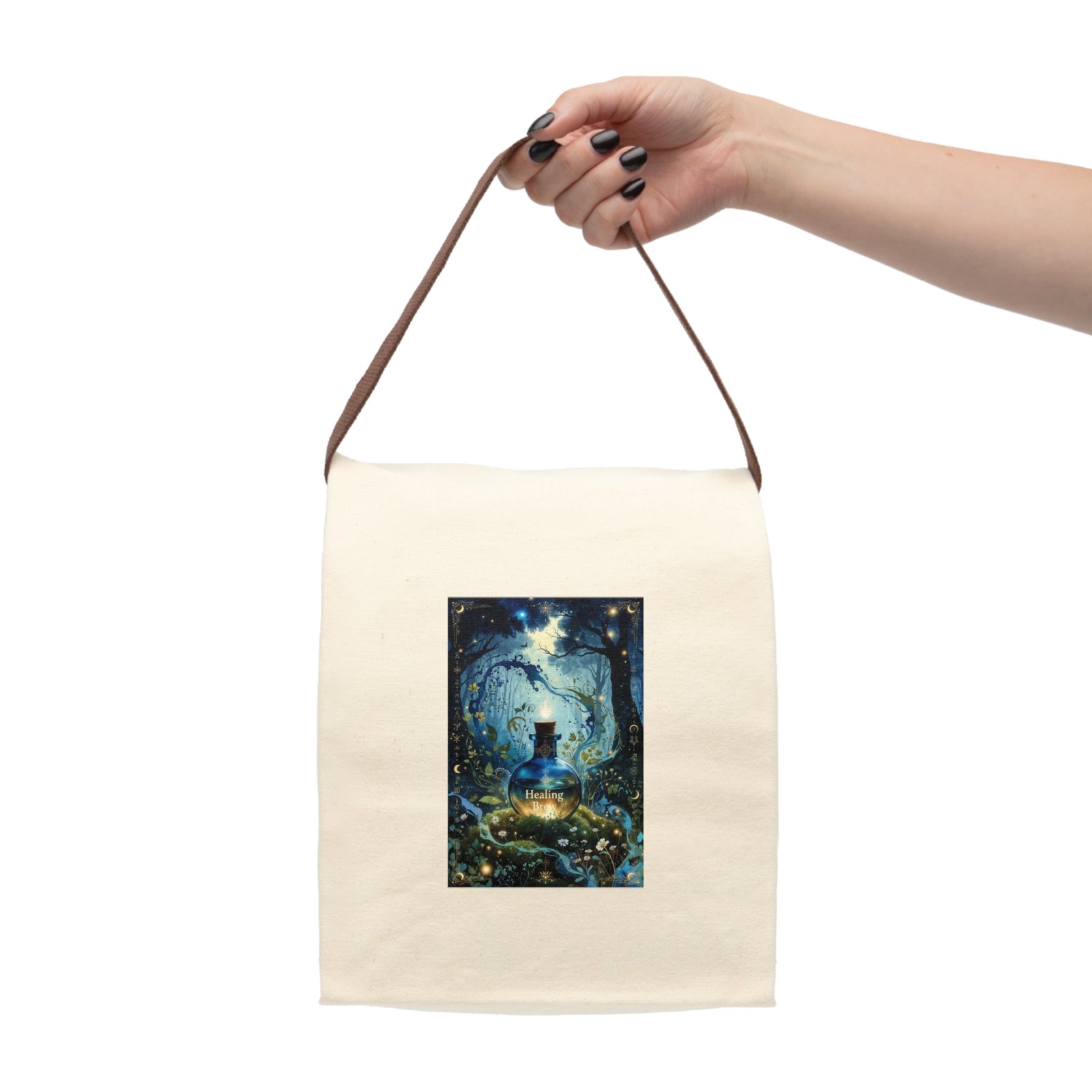 Mystic Night Potion Canvas Lunch Bag - Image 4