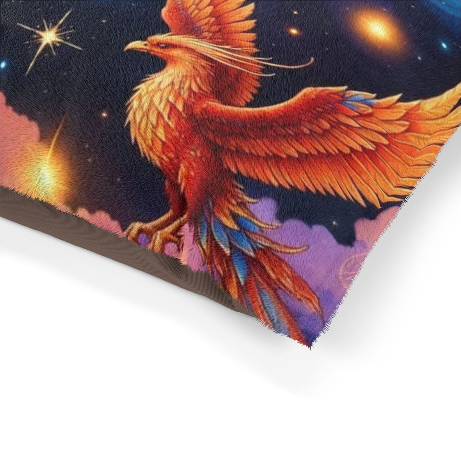 Phoenix Galaxy Pet Bed — Colorful Cosmic Dog & Cat Cushion - Image 8