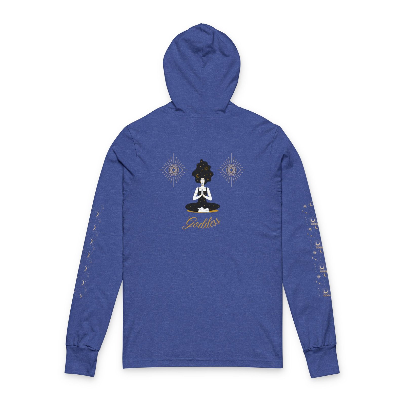 Goddess Meditation Hooded Long-Sleeve Tee - Image 10