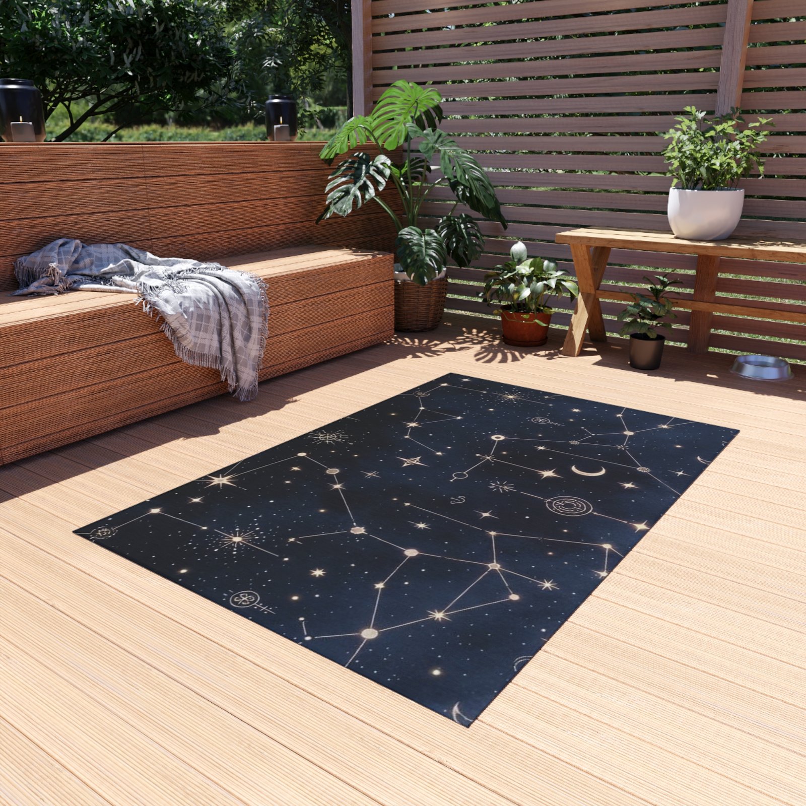 Constellation Night Outdoor Rug — Starry Celestial Patio Mat - Image 15