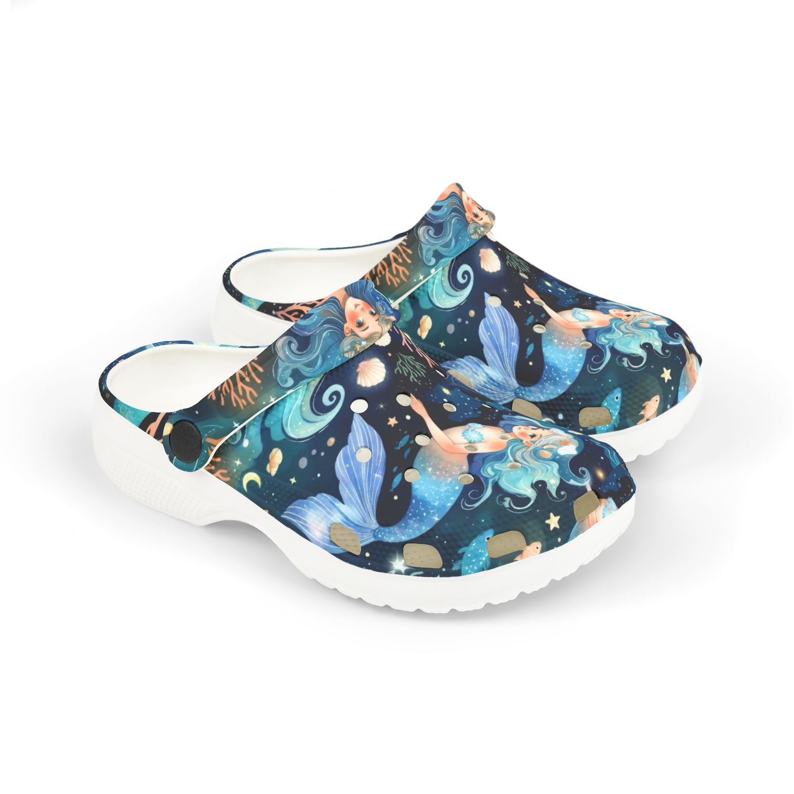 Kids Mermaid Clogs - Colorful Underwater EVA Foam Slip-Ons - Image 2