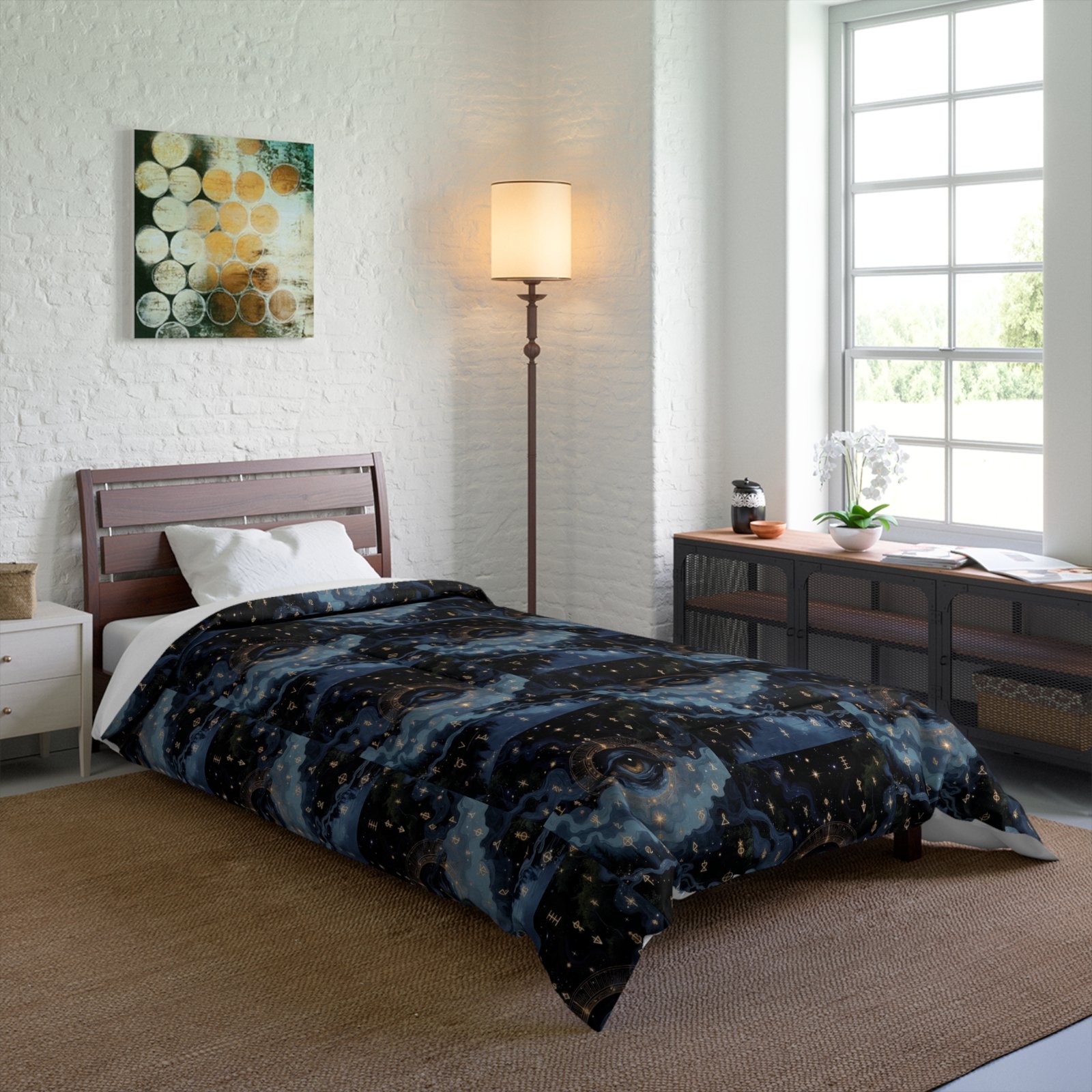 Mystic Starry Sky Third Eye Comforter - Image 4