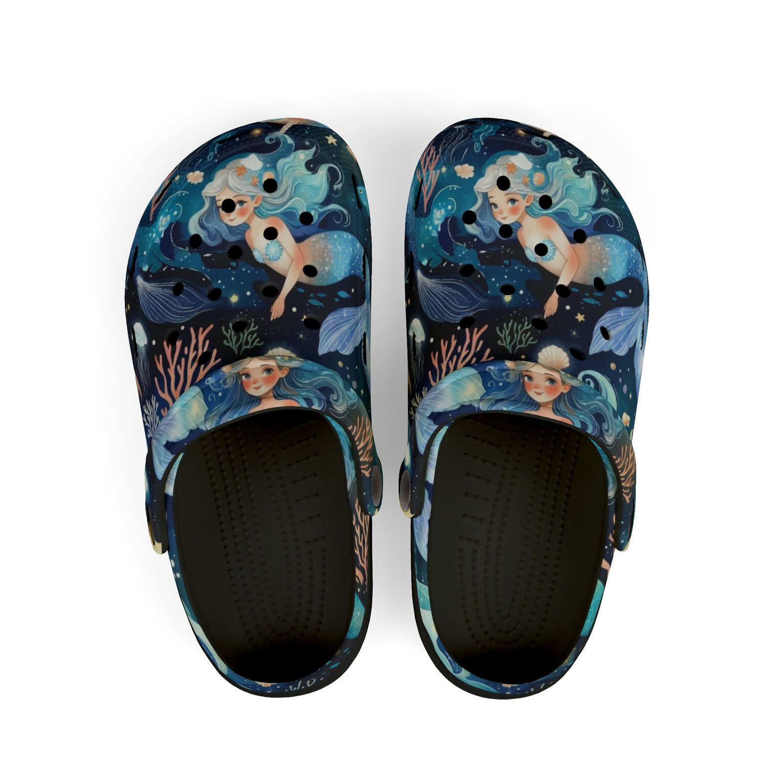 Kids Mermaid Clogs - Colorful Underwater EVA Foam Slip-Ons - Image 9