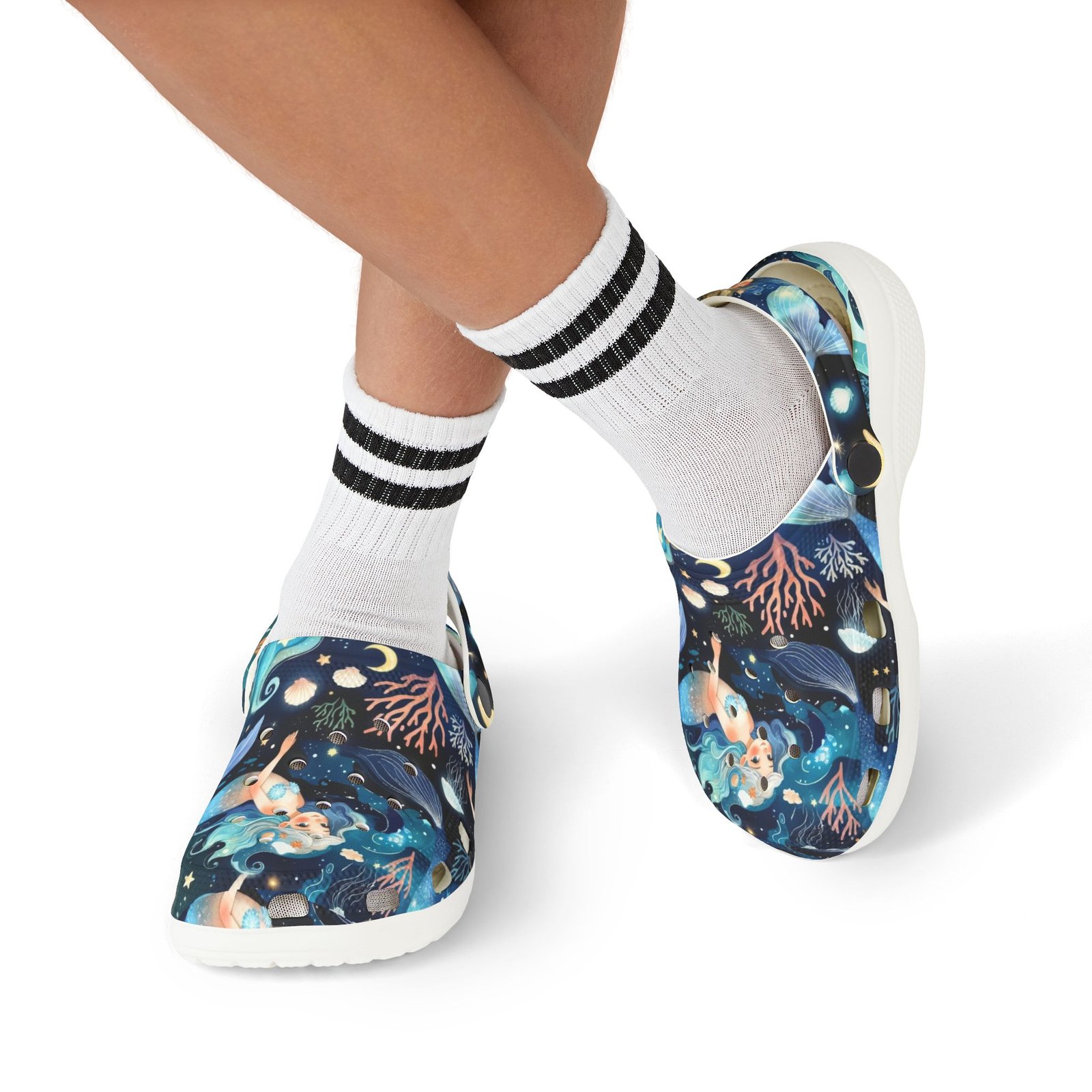Kids Mermaid Clogs - Colorful Underwater EVA Foam Slip-Ons - Image 5