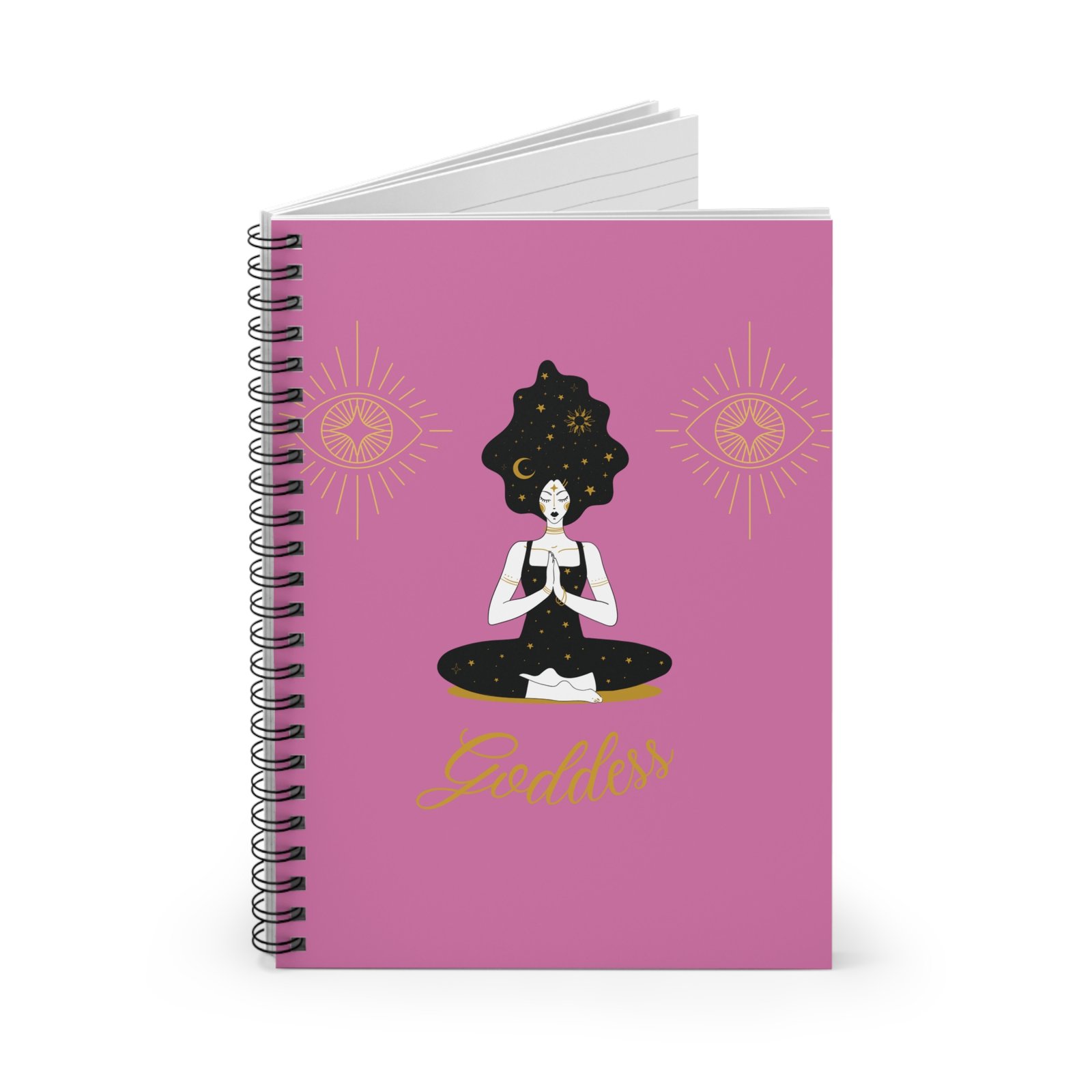DH Goddess Pink Spiral Notebook - Ruled Line - Image 2