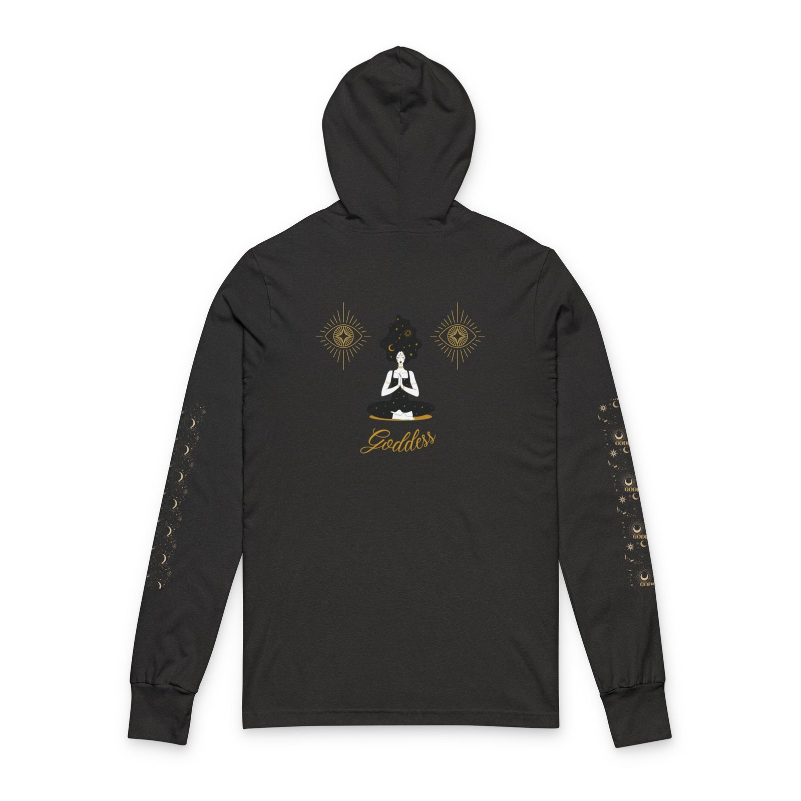 Goddess Meditation Hooded Long-Sleeve Tee - Image 6