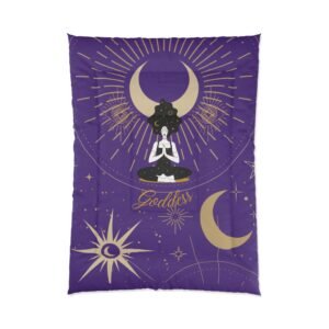 DH GODDESS Dark Purple Comforter