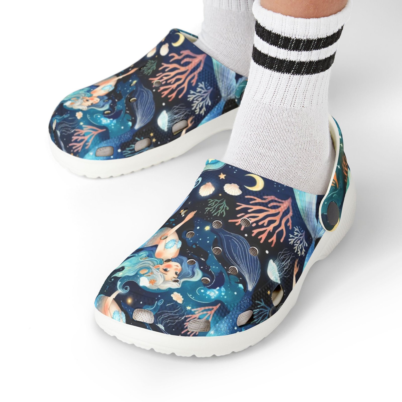 Kids Mermaid Clogs - Colorful Underwater EVA Foam Slip-Ons - Image 6