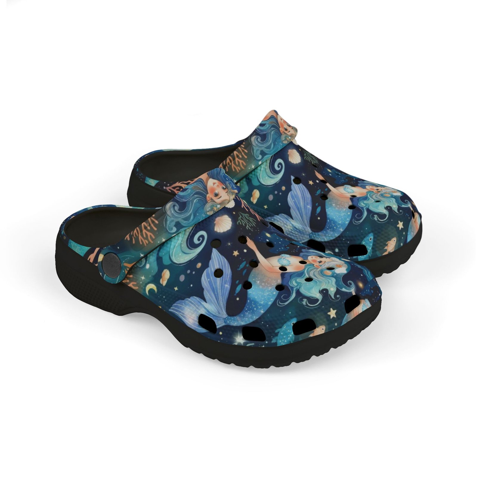 Kids Mermaid Clogs - Colorful Underwater EVA Foam Slip-Ons - Image 10