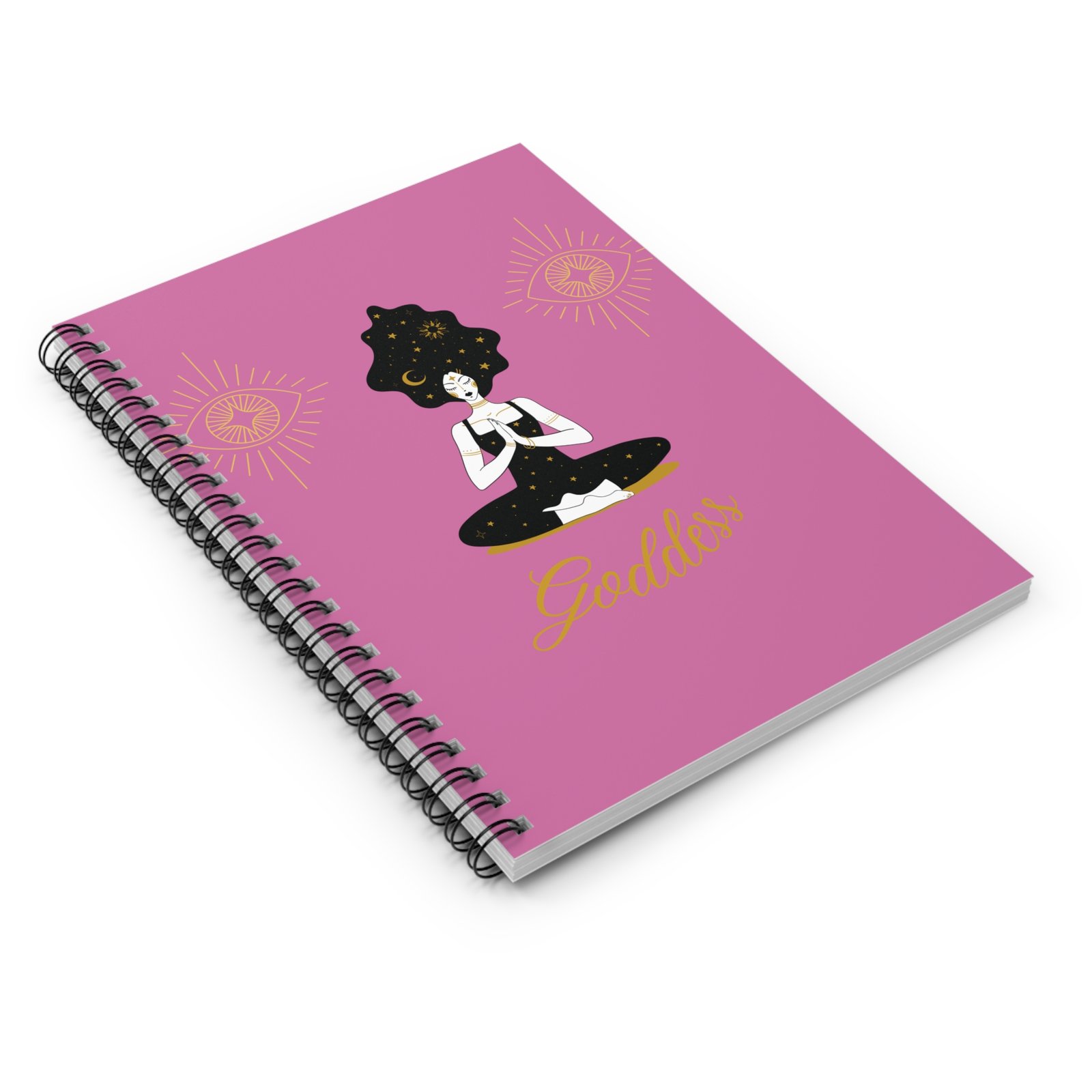 DH Goddess Pink Spiral Notebook - Ruled Line - Image 3