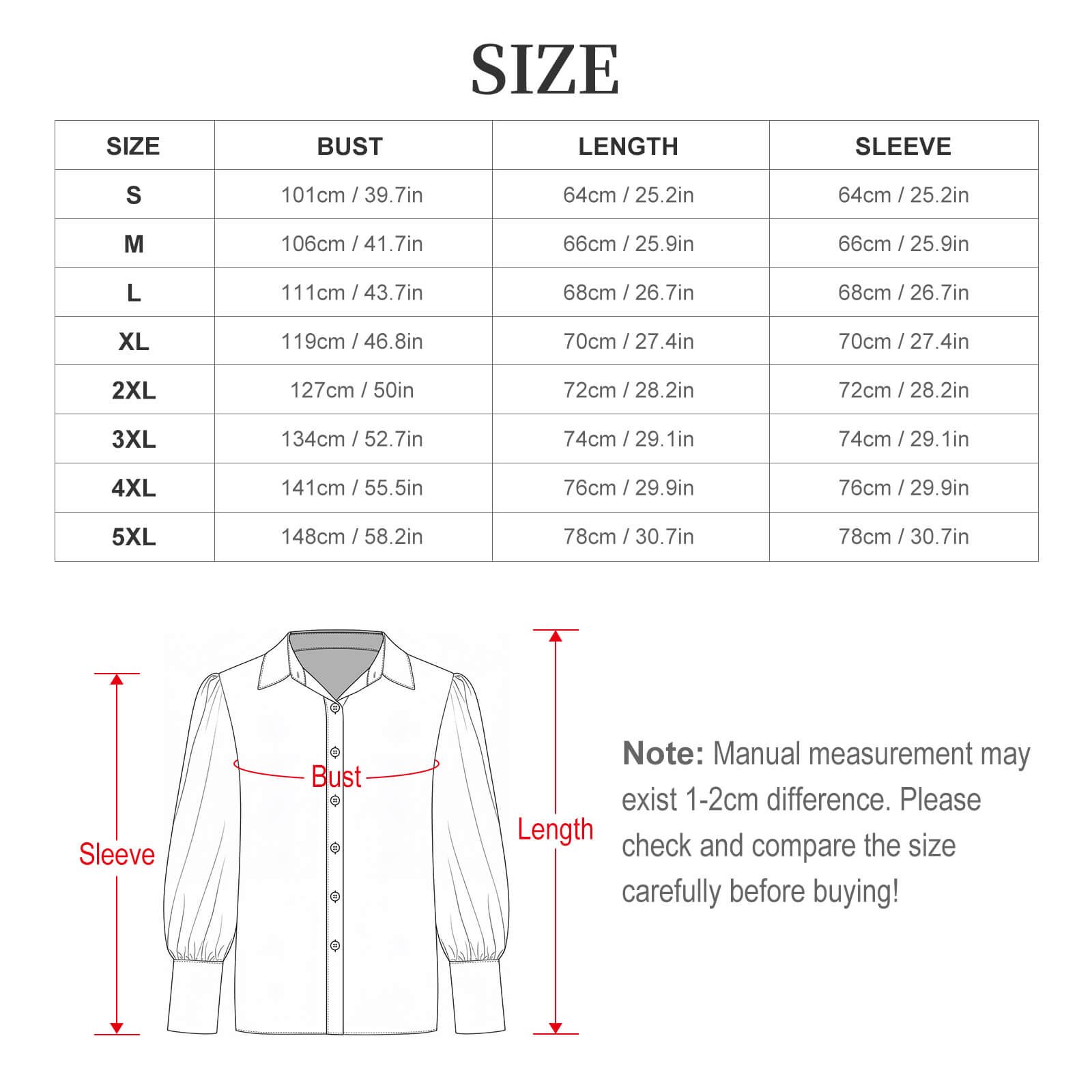 Dracula Follows Me Cover Art Blouse Womens Long Sleeve Lantern Sleeve Shirt - Image 4