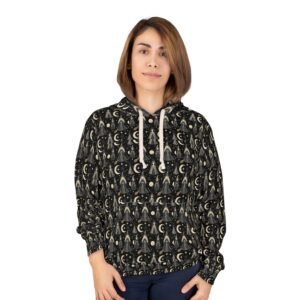 Celestial Moon & Stars All-Over-Print Hoodie Unisex