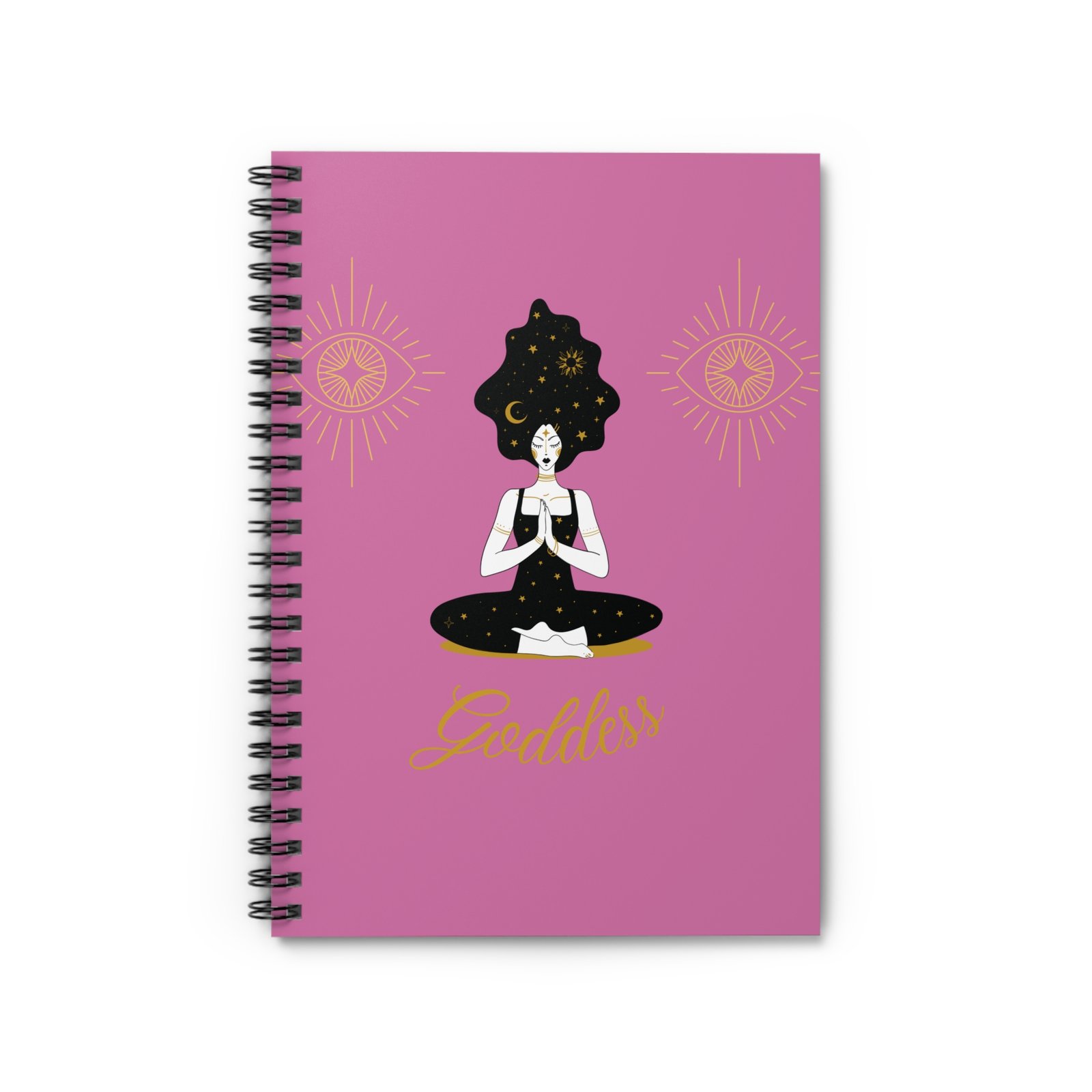 DH Goddess Pink Spiral Notebook - Ruled Line