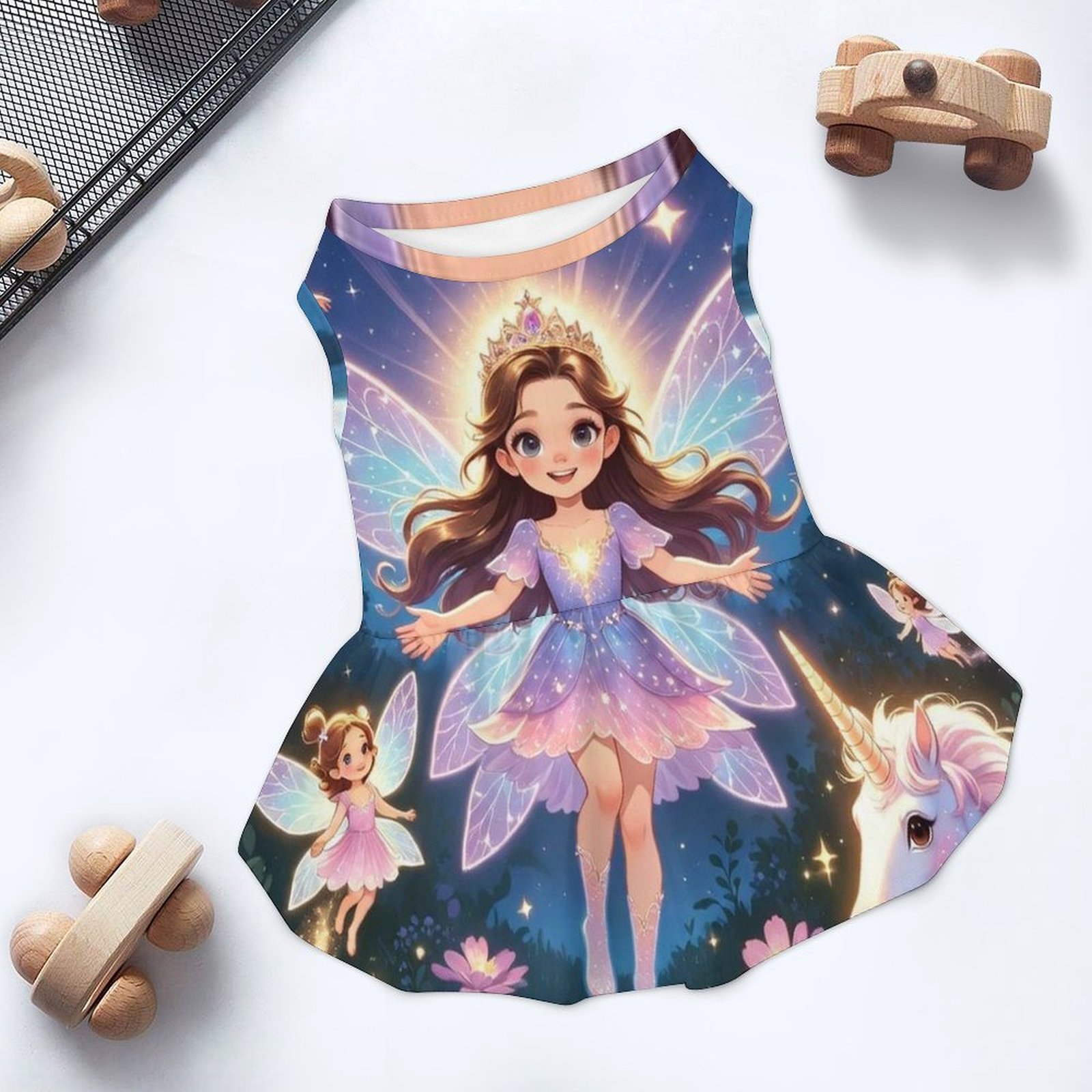 Angels Unicorns Fairies Pet Dress Small Pet Dress-Small - Image 2
