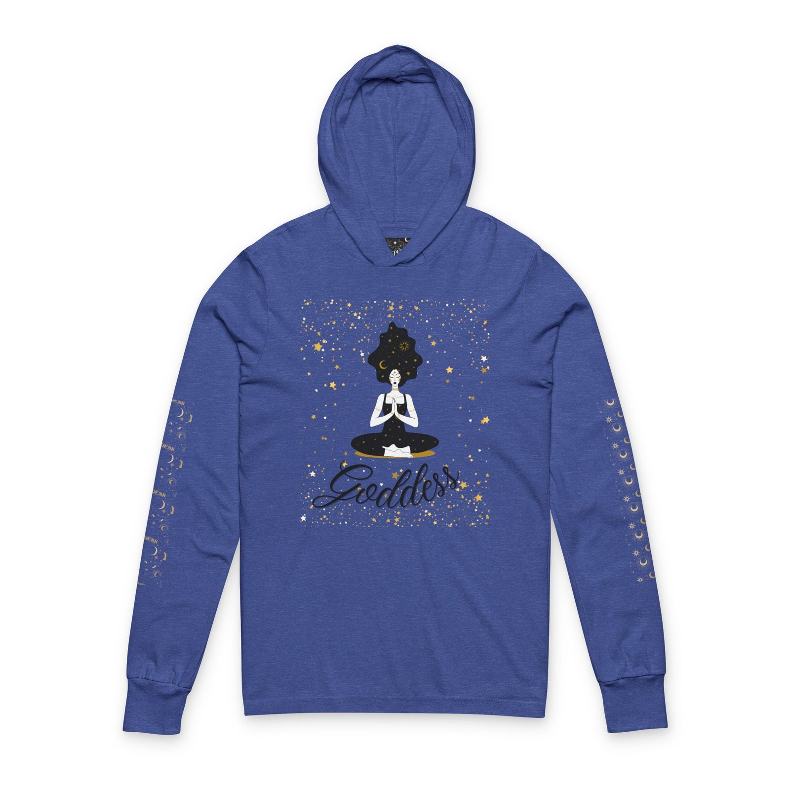 Goddess Meditation Hooded Long-Sleeve Tee - Image 9