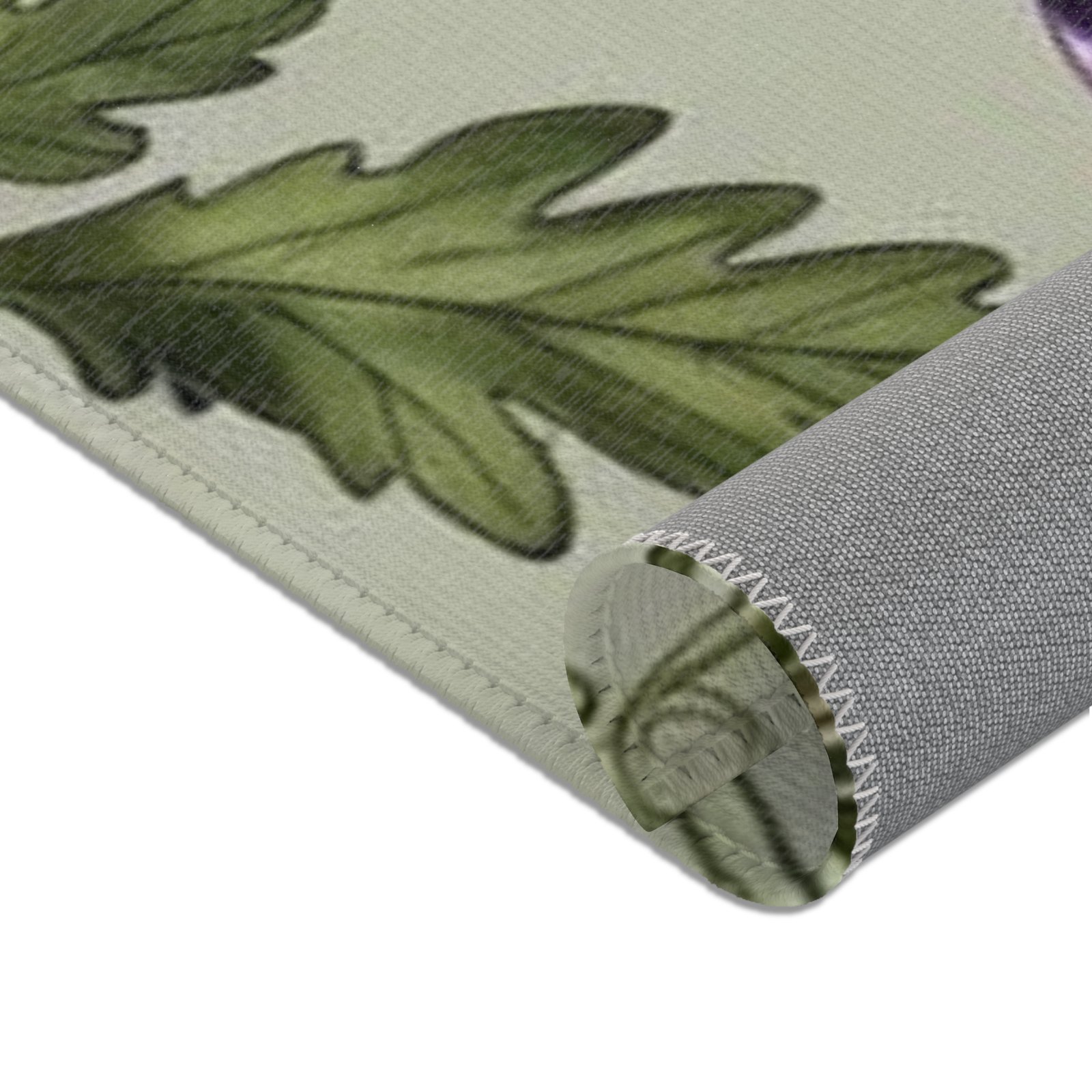Lavender Apothecary Area Rug — Botanical Herbs, Moths & Crystal Potion Design - Image 18