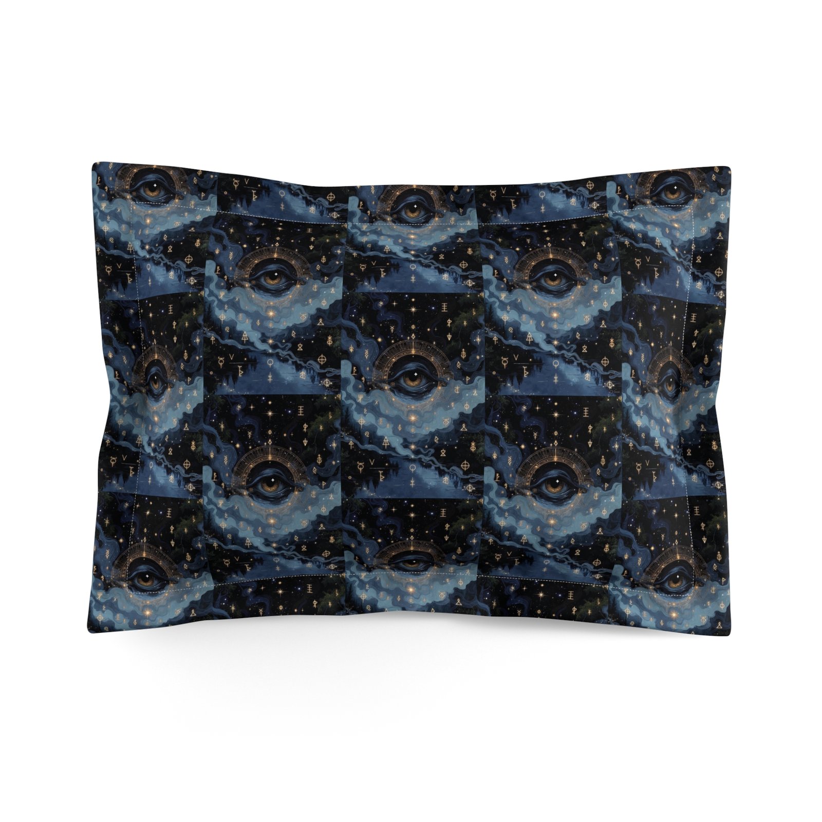 Mystic Eye Pillow Sham — Celestial Night Sky Microfiber - Image 2