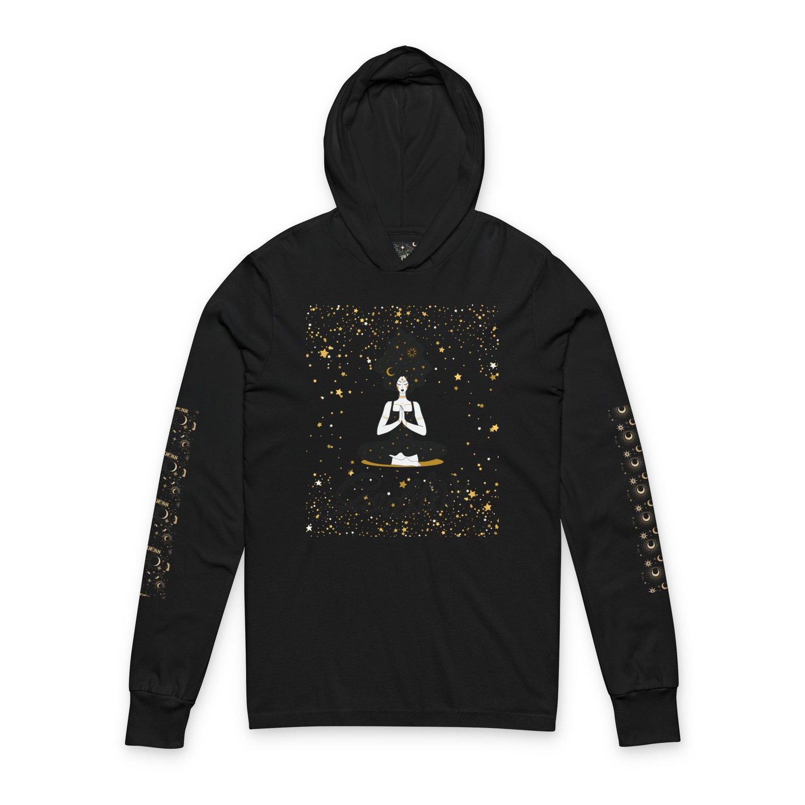 Goddess Meditation Hooded Long-Sleeve Tee - Image 3