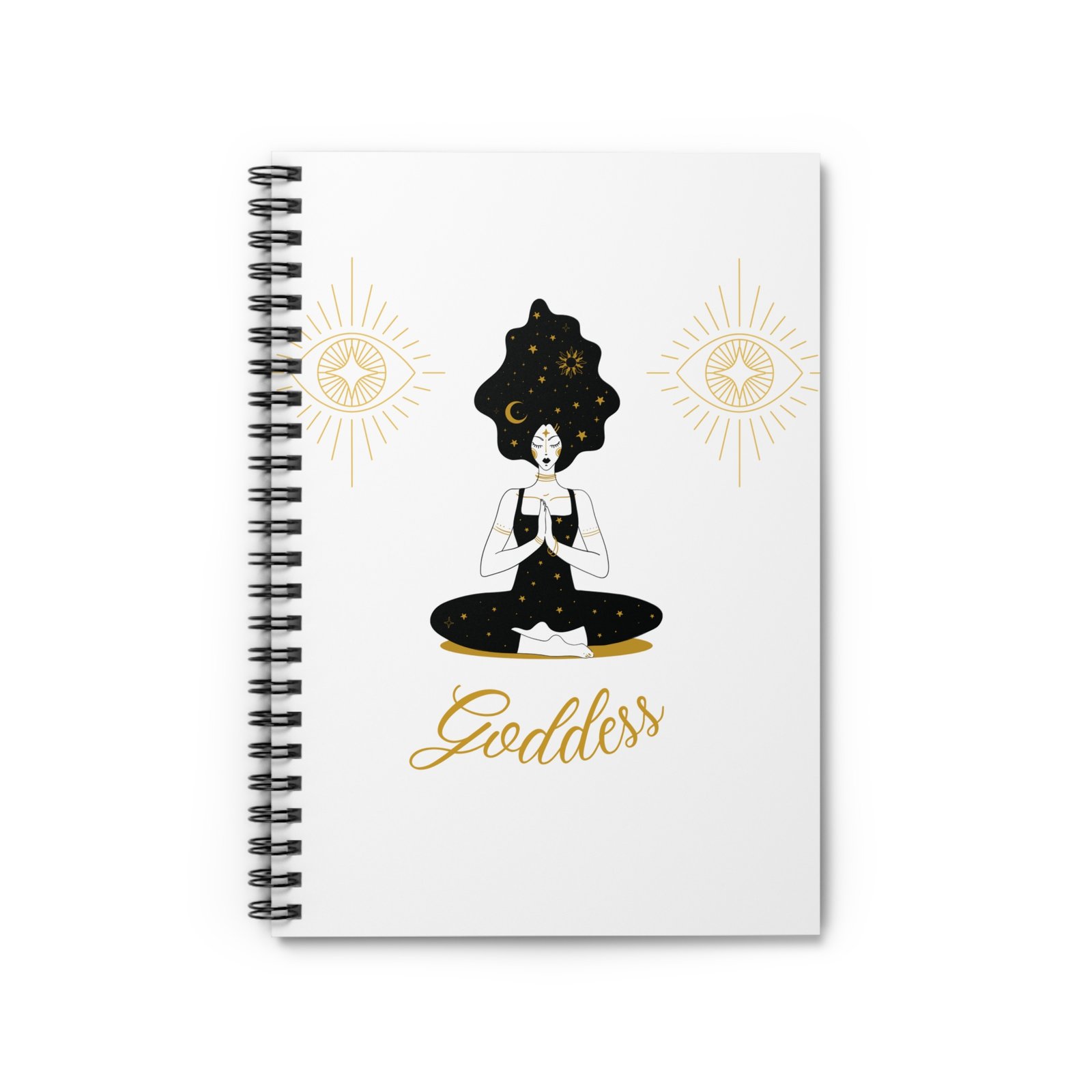 DH Goddess Spiral Notebook - Ruled Line