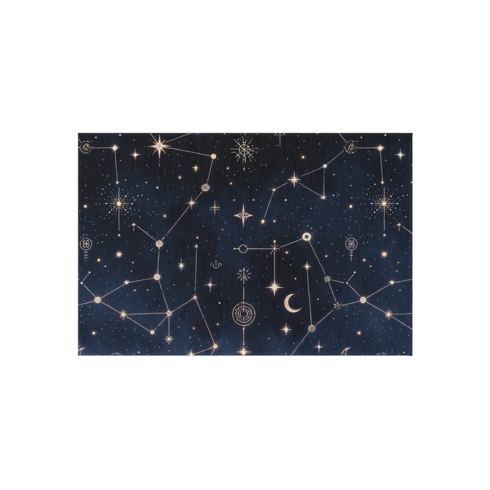 Constellation Night Outdoor Rug — Starry Celestial Patio Mat - Image 5