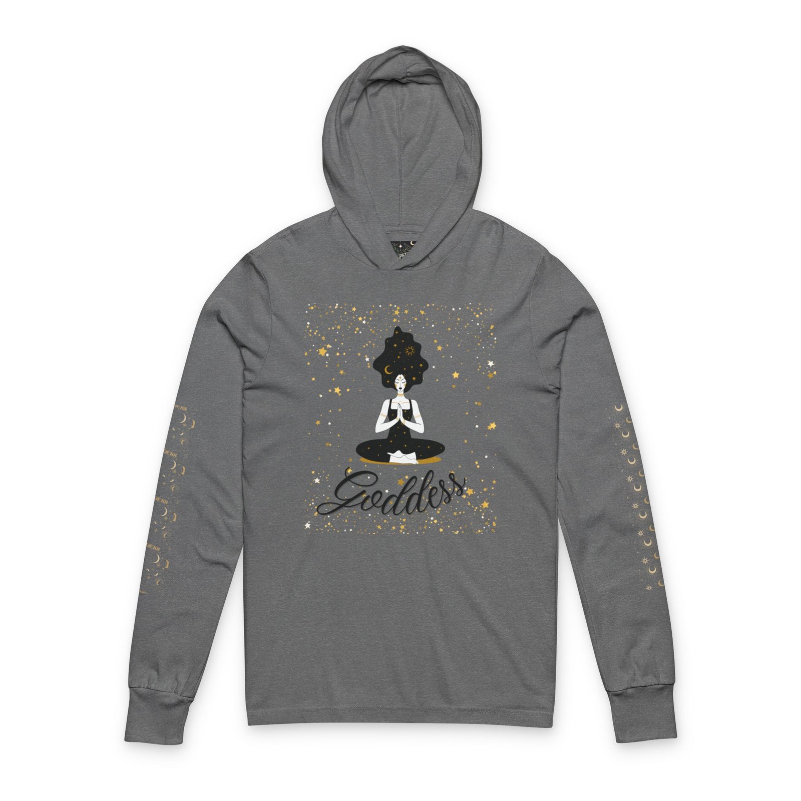 Goddess Meditation Hooded Long-Sleeve Tee - Image 7
