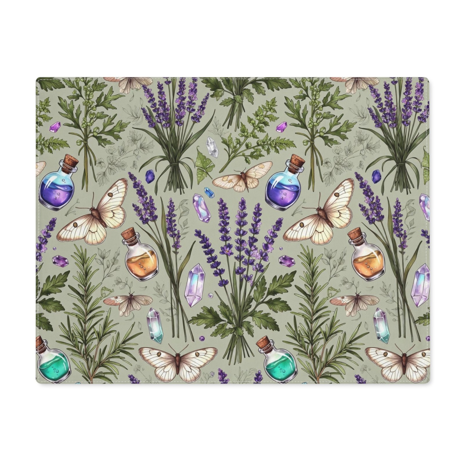 Lavender Herbal Apothecary Placemat, 1pc - Image 2