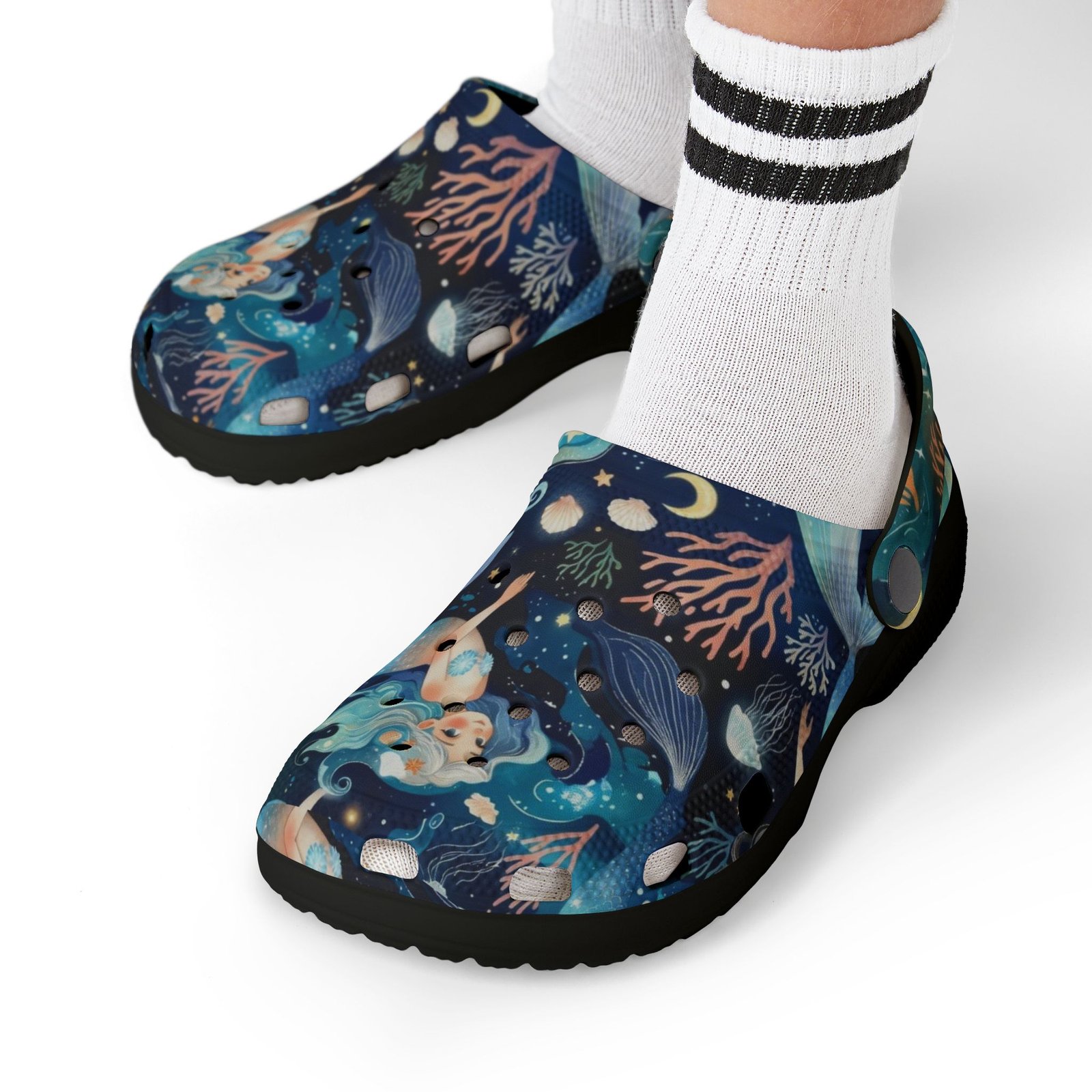 Kids Mermaid Clogs - Colorful Underwater EVA Foam Slip-Ons - Image 14