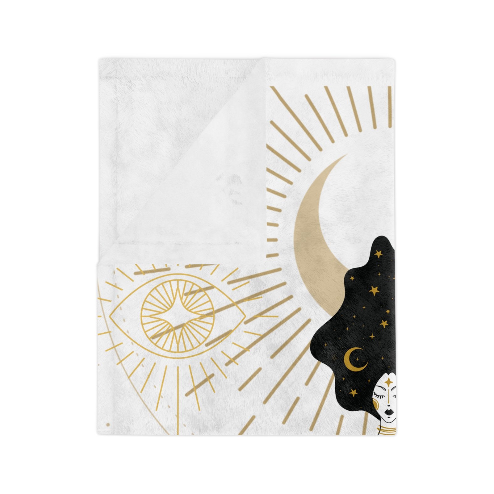 DH GODDESS White Velveteen Minky Blanket - Image 3