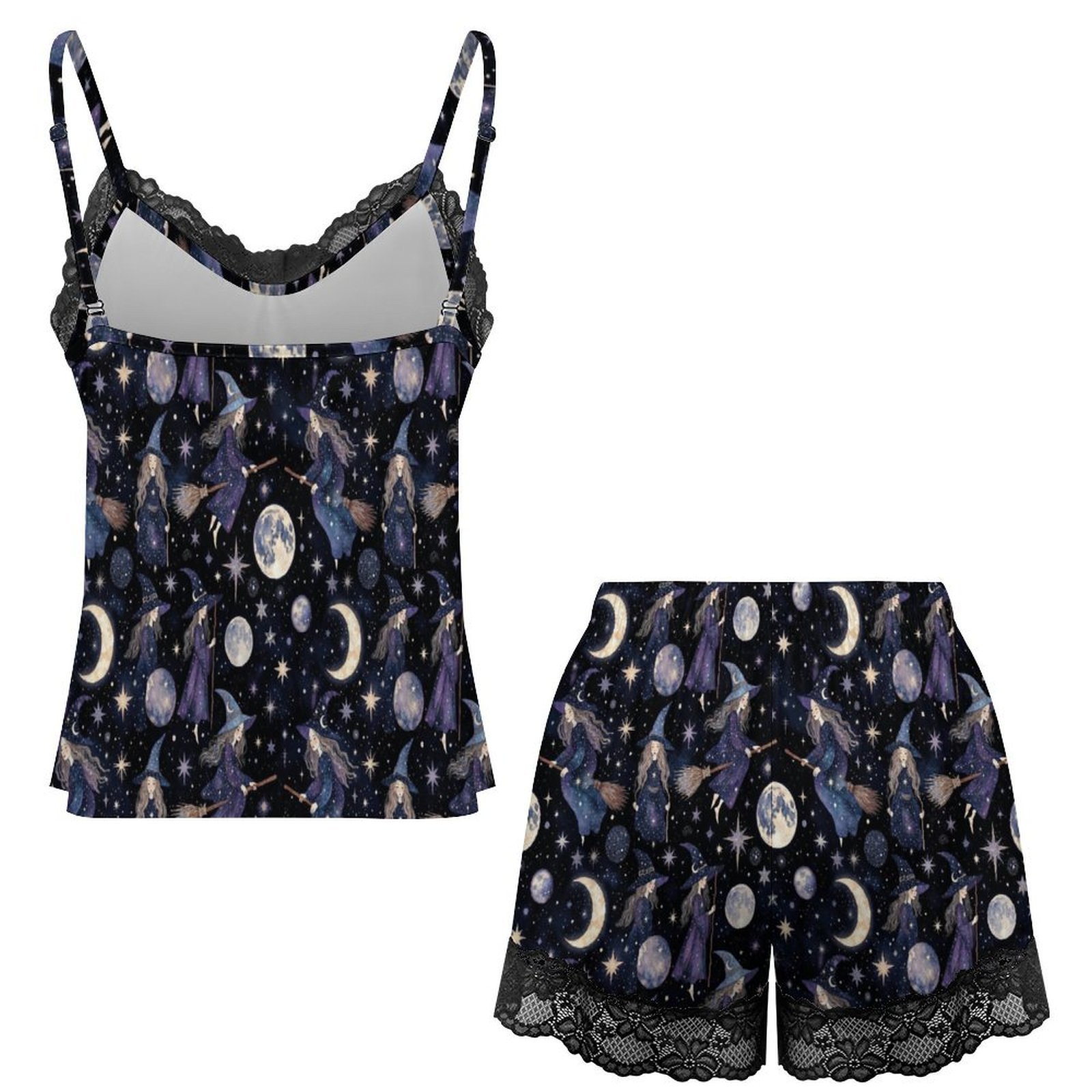 Moon Witch Womens Lace Pajama Set - Image 2