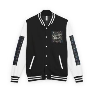 Letterman Jacket — Whispering Arcane Graphic Varsity Jacket