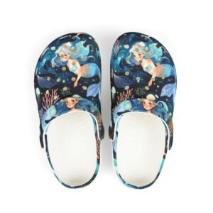 Kids Mermaid Clogs - Colorful Underwater EVA Foam Slip-Ons