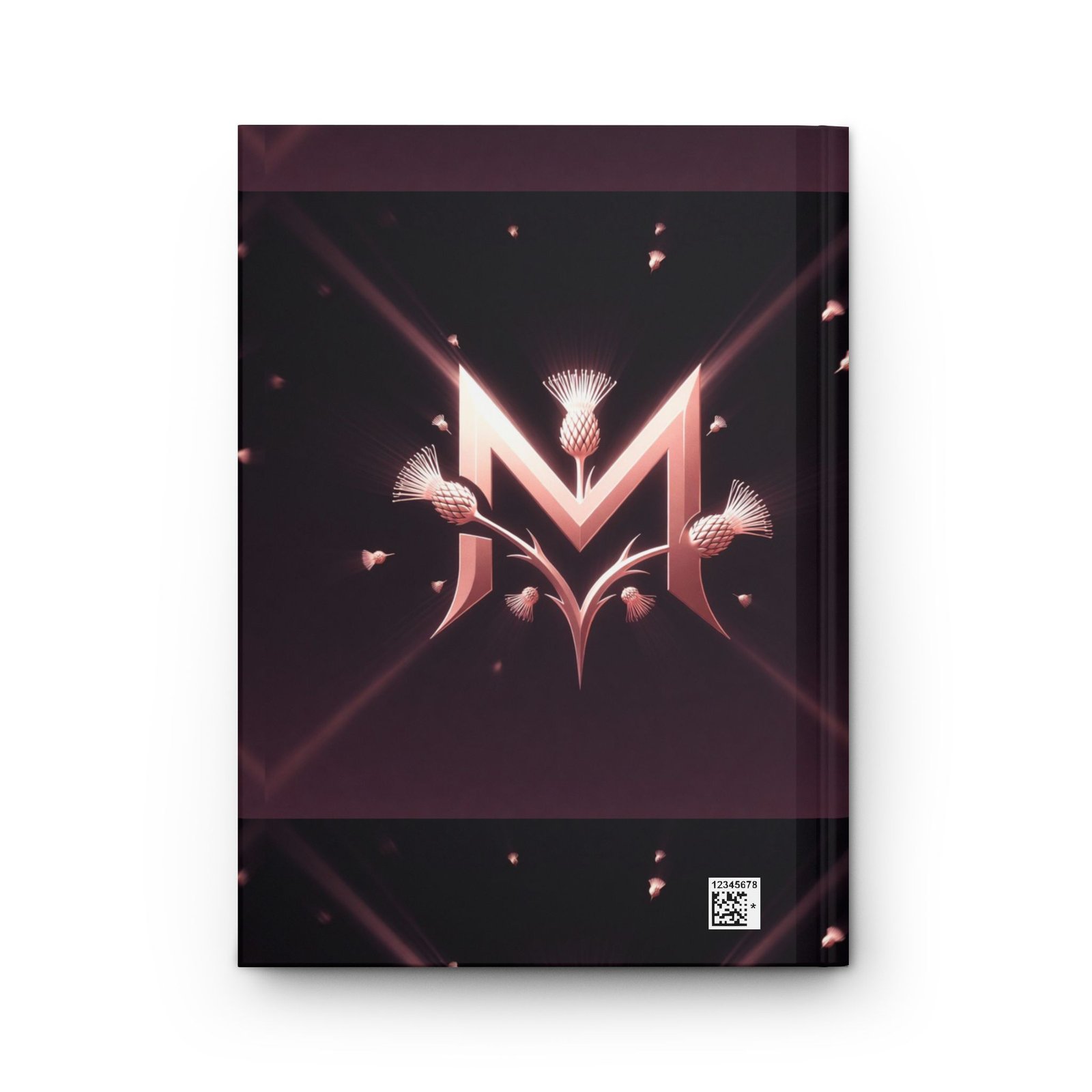 RMA Innovations Logo Hardcover Journal — Metallic Rose ‘M’ Logo Matte Notebook - Image 2