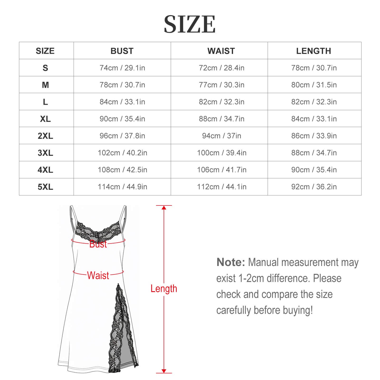 Dracula Follows Me S3xy cami Women's Lace Slit Cami Pajama Dress - Image 4